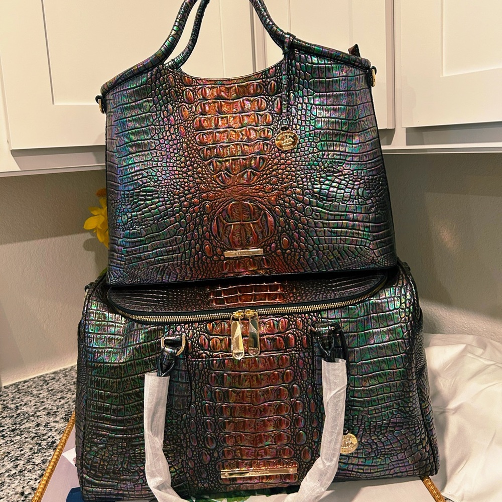 Brahmin Black Pearl Tatulla and Elaine